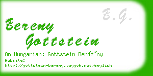 bereny gottstein business card
